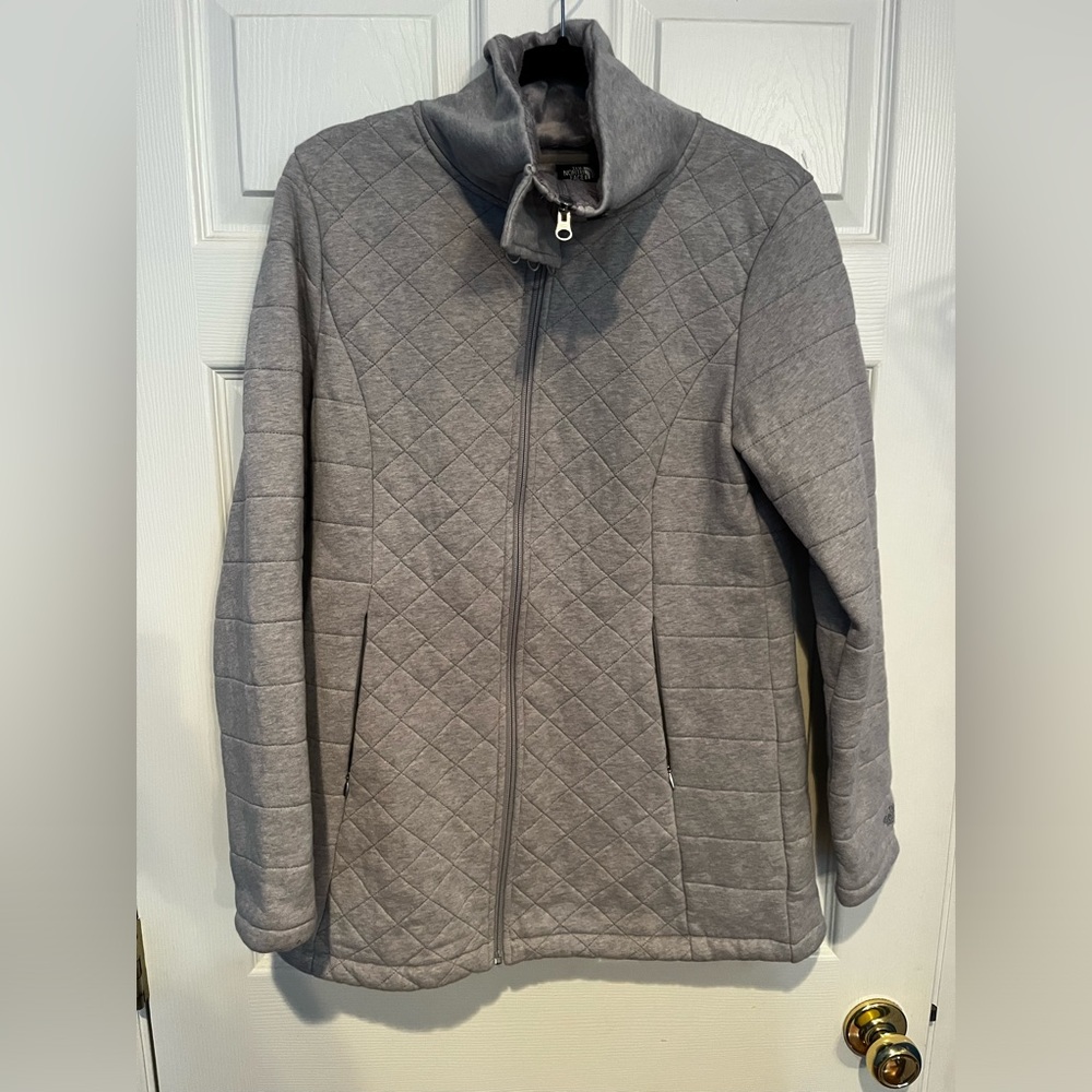 Large North Face quilted coat
